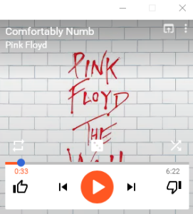 Google Music album cover of Pink Floyd's "The Wall"